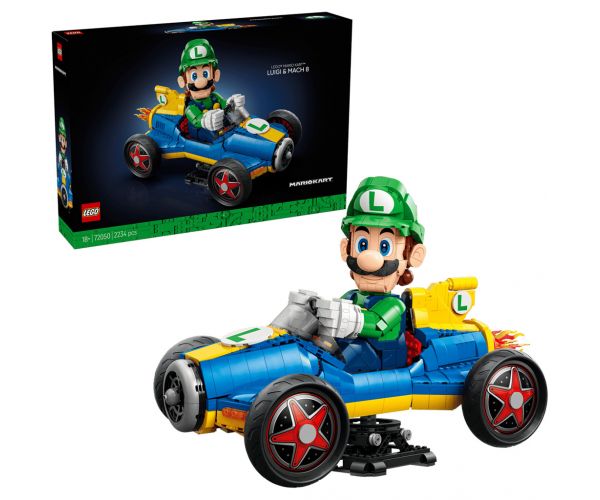 LEGO® Super Mario™: Mario Kart™ – Luigi és Mach 8 (720509