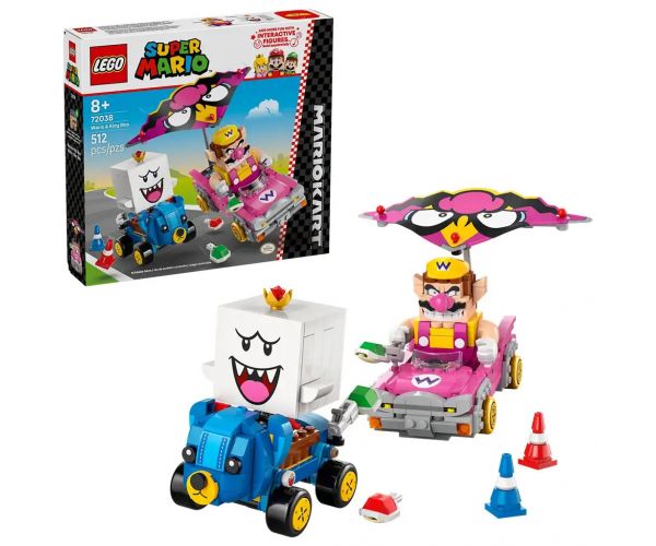 LEGO® Super Mario™: Mario Kart™ – Wario és King Boo (72038)