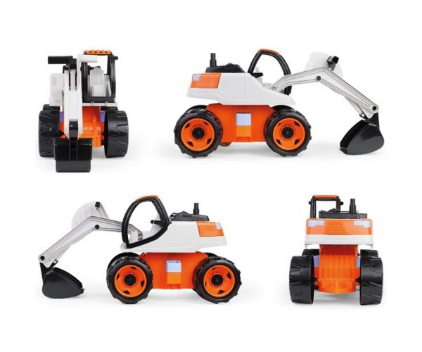 LENA: GIGA TRUCKS divovski bager u narančastoj boji 63 cm