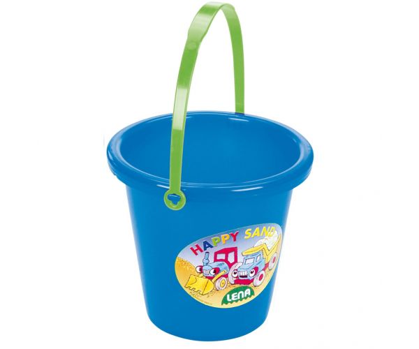 LENA: Kék homokozó vödör 15cm-es