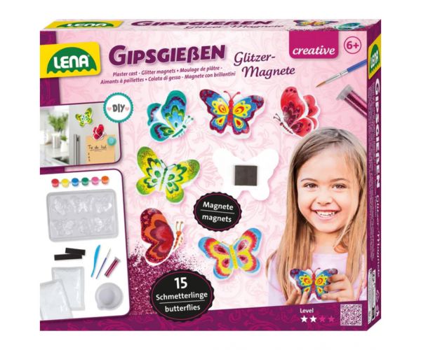 LENA: Set za izradu gipsanih leptira i hladnih magneta
