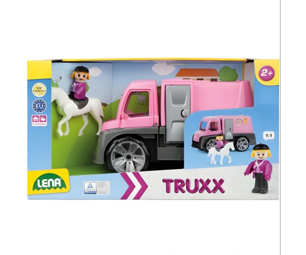 LENA: Truxx Roza kamion za prijevoz konja s konjem i figuricom