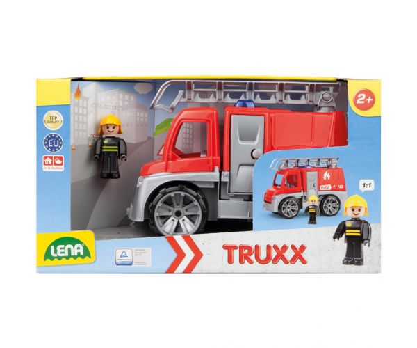 LENA: Truxx tűzoltóautó létrával dobozban 31cm