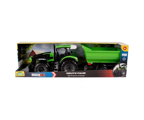 LENA: Worxx Deutz-Fahr Agrotron 7250 TTV traktor s prikolicom u kutiji 74 cm
