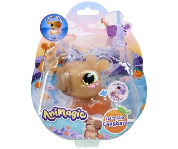 Let's Glo Capybara - világító vízipajtás, többféle változatban 1db