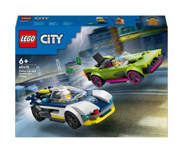 LEGO® City: Rendőrautó és sportkocsi hajsza (60415)