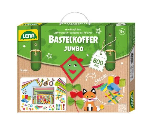 LENA: Jumbo kreativni hobi set od 800 komada