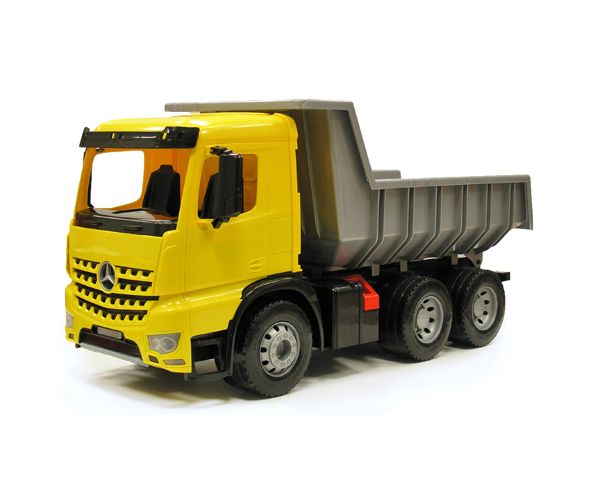 LENA: Mercedes-Benz Actros crno-žuti kamion 67cm