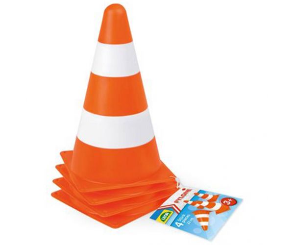 LENA: Set od 4 plutače za prometnu signalizaciju od 22 cm