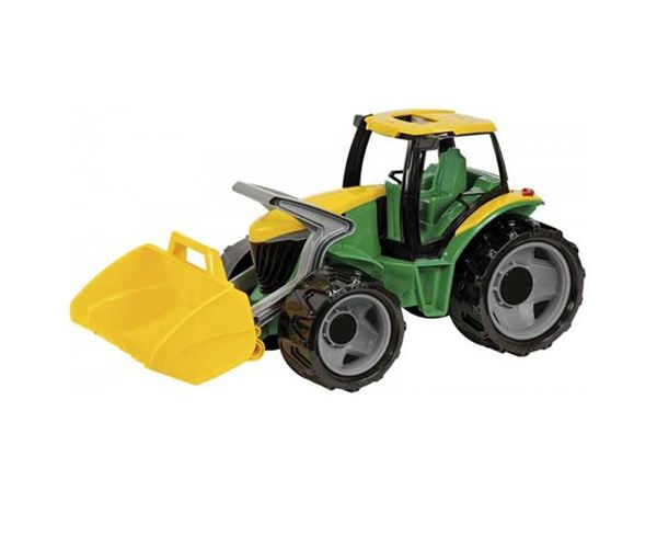 LENA: Veliki zeleno-žuti traktor sa utovarivačem 62cm