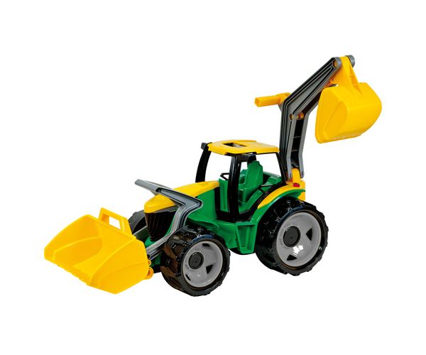 LENA: Veliki žuto-zeleni traktor sa utovarivačem 65cm