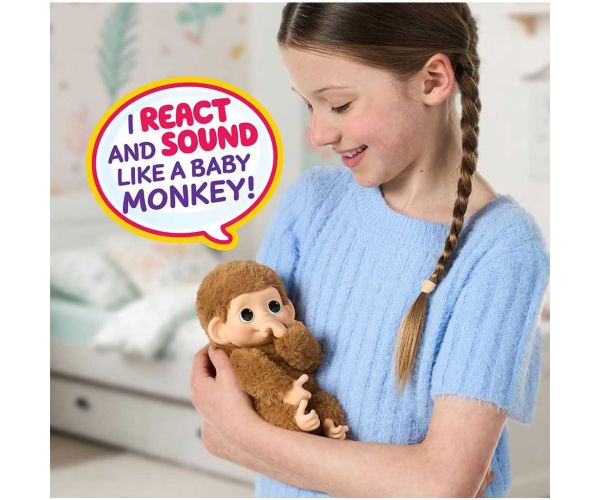 Little Live Pets: Mini Maki Pepi Peach interaktivni kremasti majmun