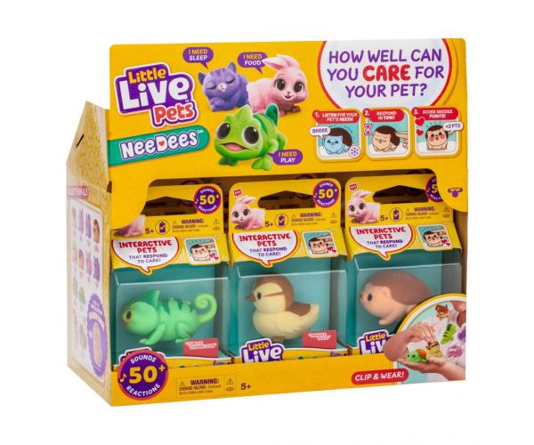 Little Live Pets: Needees Kolekcionarski interaktivni ljubimci različitih vrsta 1 komad