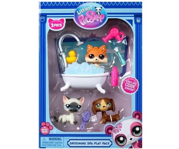 Littlest Pet Shop: Spa set figura u pakiranju od 3 komada