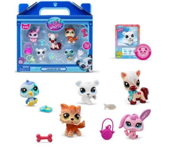 Littlest Pet Shop: Zimski prijatelji set od 5 figura, serija 2