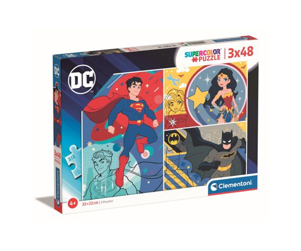 Liga pravde 3x48kom puzzle set - Clementoni