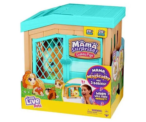 Little Live Pets Mama Suprise interaktivni zamorac s iznenađenjem