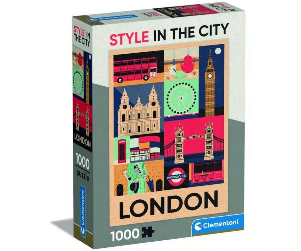 London - Style in the City 1000 darabos puzzle - Clementoni
