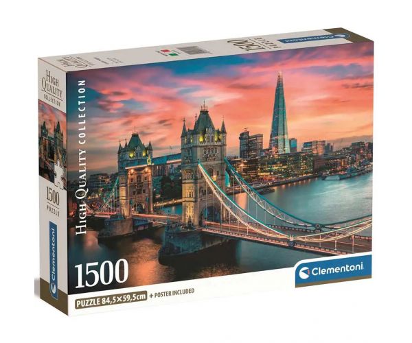 Londoni alkonyat 1500db-os HQC puzzle 84,5x59,5cm - Clementoni