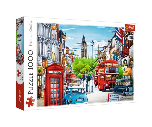 Londonska ulica puzzle 1000kom - Trefl