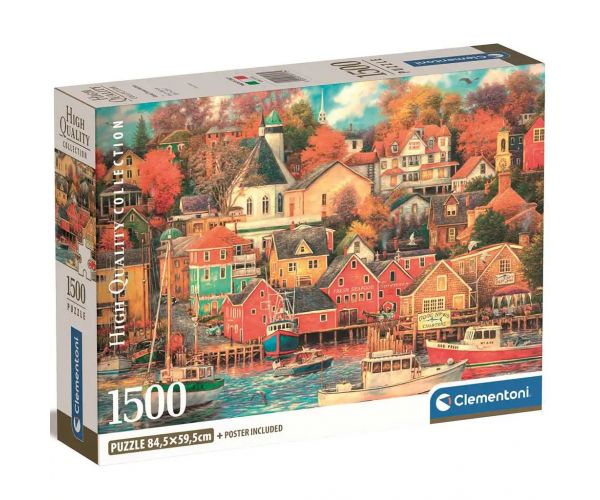 Kikötőváros 1500db-os HQC puzzle 84,5x59,5cm - Clementoni