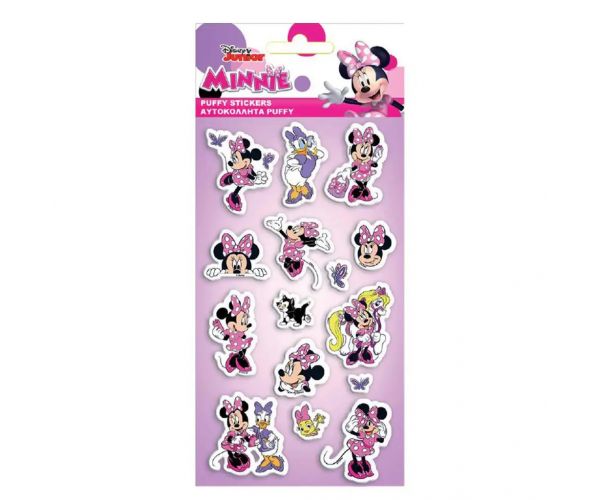 Luna: Minnie egér 3D pufi matrica szett 10x22cm-es íven