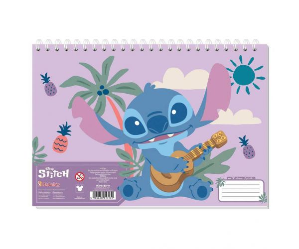 Luna: Disney Lilo&Stitch vázlatfüzet A4 30lapos