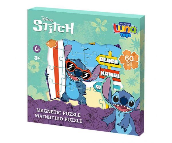 Luna: Disney Lilo i Stitch slagalica s magnetima, 3x20 komada
