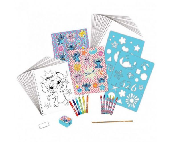 Luna: Disney Stitch 45-komadni set kreativnih i školskih pribora