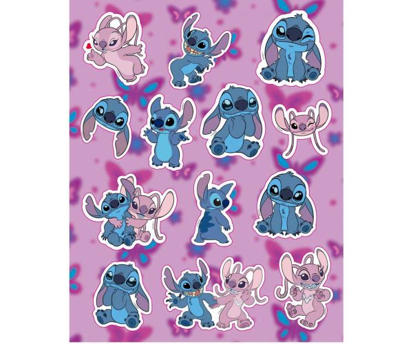 Luna: Disney Stitch Art Set bojanka s 6 flomastera i naljepnica