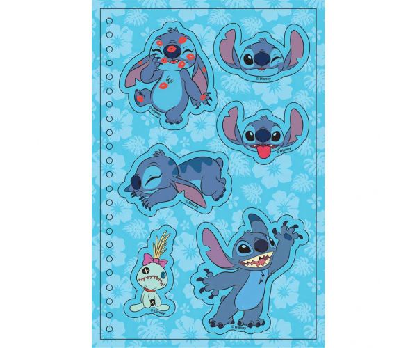 Luna: Disney Stitch Mega bilježnica s naljepnicama