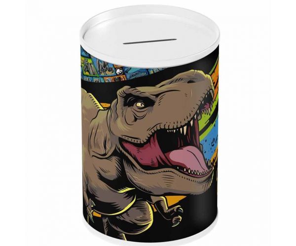 Luna: Jurassic World cilindrična metalna kasica 10x15cm