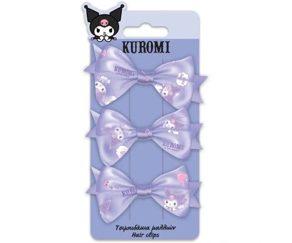 Luna: Kuromi 3db-os masnis hajcsat szett