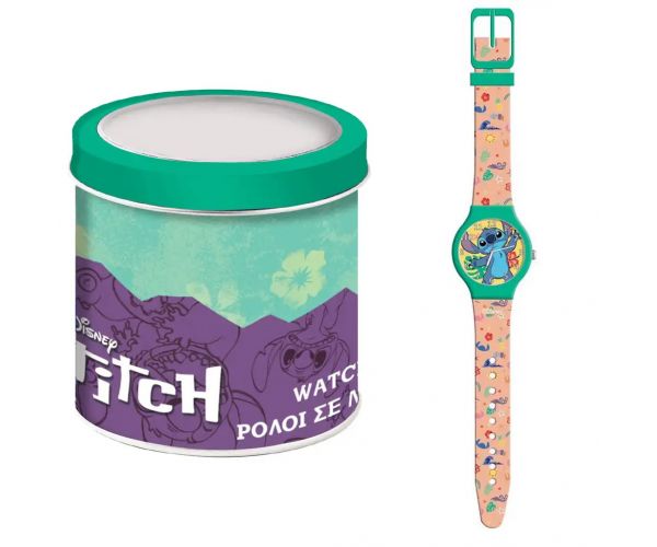 Luna: Lilo & Stitch analóg karóra fém díszdobozban
