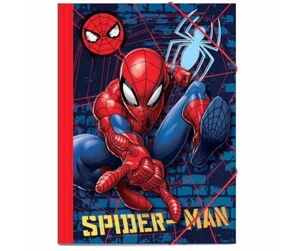 Luna: Mapa s gumicom Spider-Man za A4 listove 25x35cm