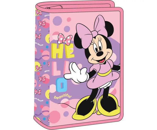 Luna: Minnie egér kihajtható 1 szintes töltött tolltartó