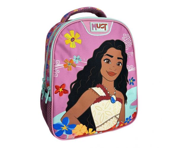 Luna: Must Team Disney Vaiana 2 zaobljeni dvoslojni ruksak s 2 pretinca 27x10x31 cm