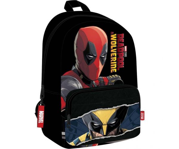 Luna: Must Team Marvel Deadpool i Wolverine zaobljeni ruksak 29x17x41 cm