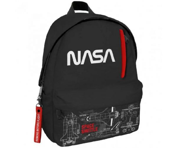 Luna: Must Team NASA Space Shuttle iskolatáska, hátizsák – 1 rekeszes, 32x17x42 cm