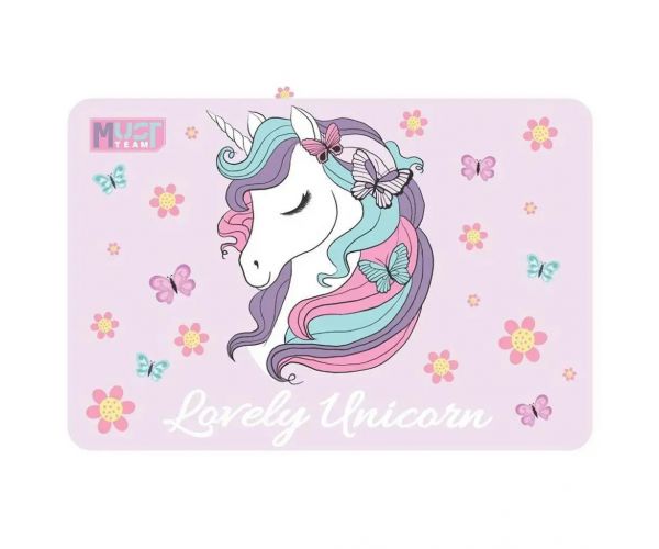 Luna: Must Team Unikornis mintás asztali könyöklő 43x29cm