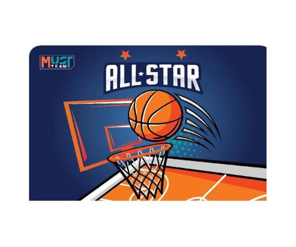 Luna: Must Team Kosárlabda mintás asztali könyöklő 43x29cm