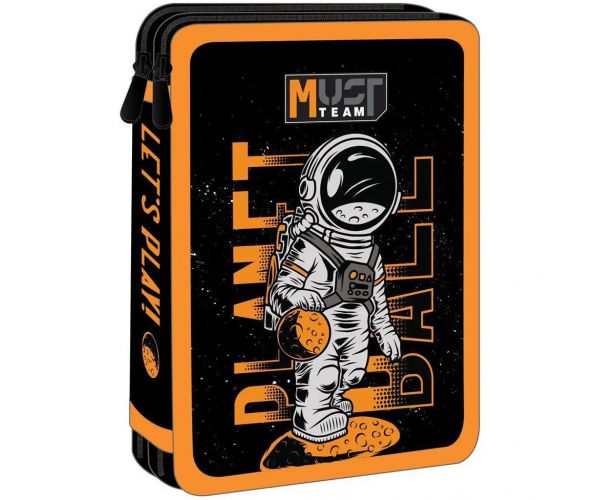 Luna: Must Tim Svemirski astronaut crno-narančasta, dvoslojna puna pernica