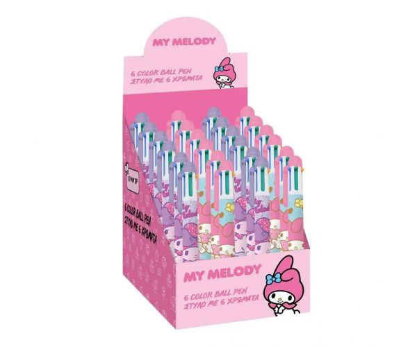 Luna: My Melody 6 színű golyóstoll többféle 1db