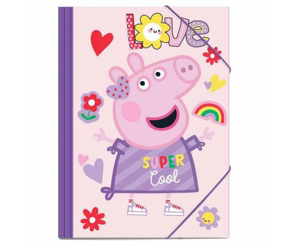 Luna: Peppa Pig gumena mapa za A4 listove 25x35cm