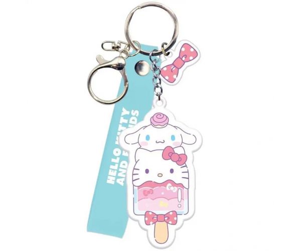 Luna: Hello Kitty és Cinnamoroll kulcstartó