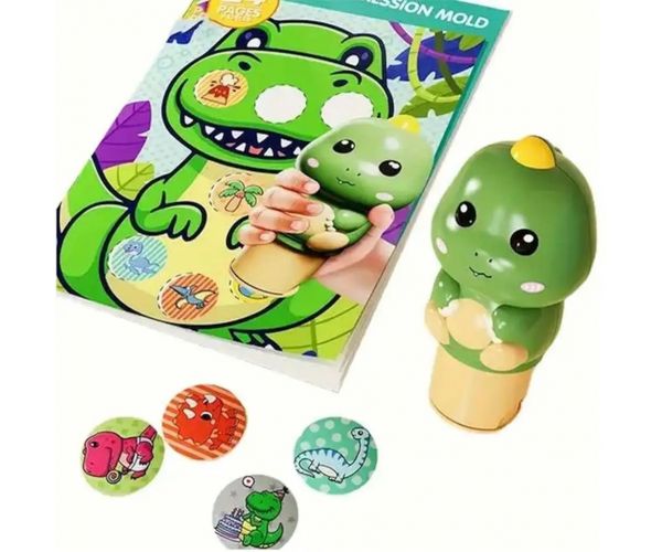 Luna: Set od 100 dinosaur naljepnica s pečatom dinosaura