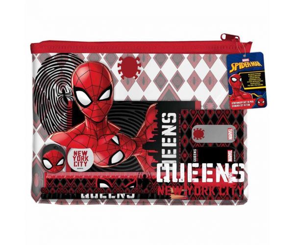 Luna: Set pisaćeg pribora Spiderman u PVC torbici