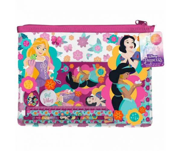 Luna: Set pisaćih potrepština Disney Princeze u PVC torbici