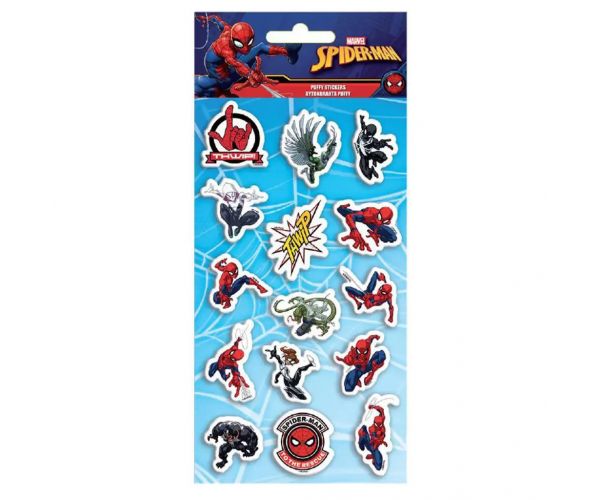 Luna: Spider-Man 3D naljepnice set na listu veličine 10x22 cm