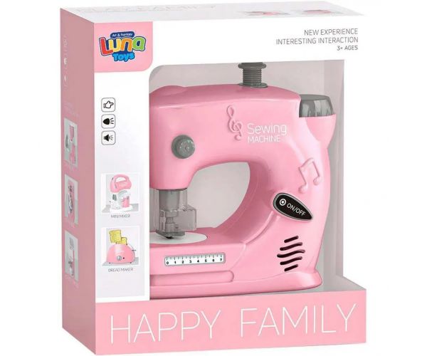 Luna: Happy Family Rózsaszín varrógép fénnyel és hanggal